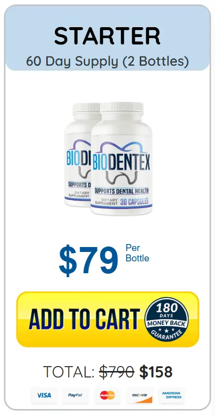 Biodentex order now 2 bottles
